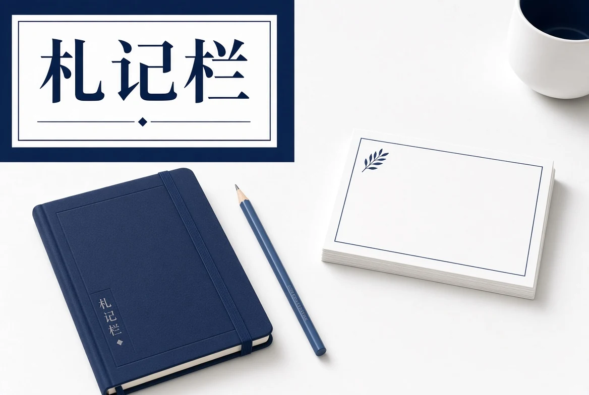 记栏内容示意